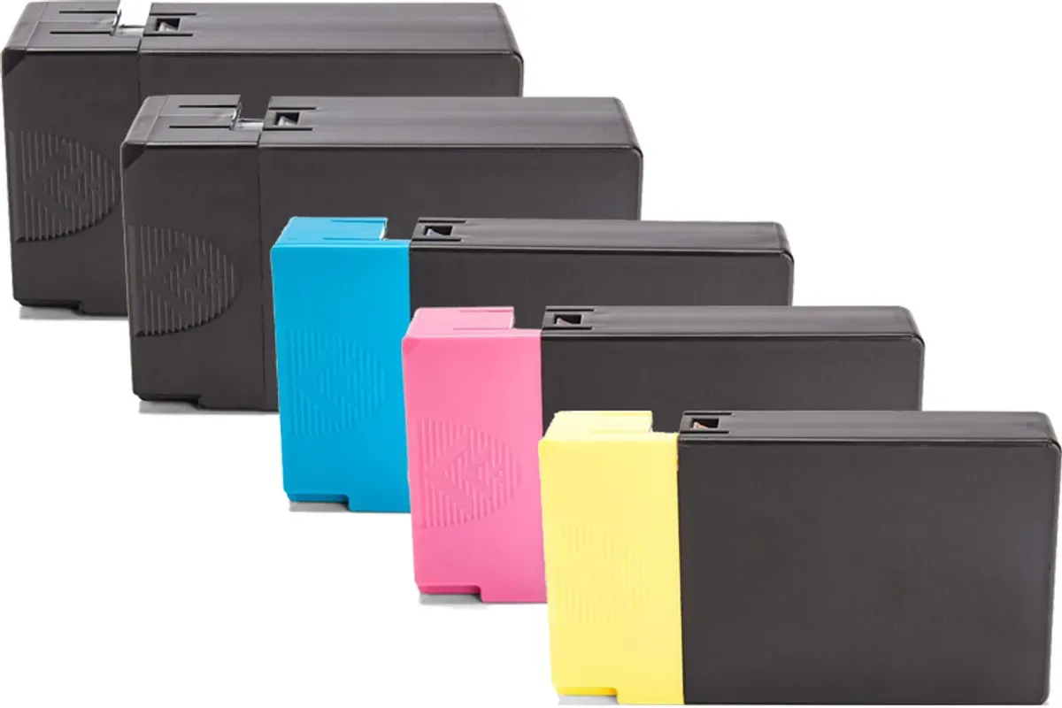 Tinten Sparset kompatibel zu Canon PGI-1500 schwarz, cyan, magenta, gelb  (10 Stück)
