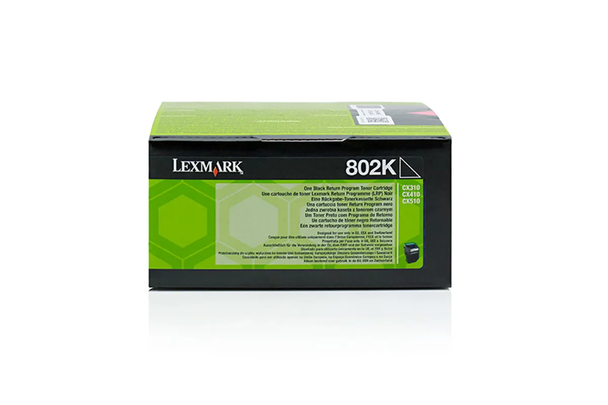 Lexmark 802K / 80C20K0 Toner schwarz