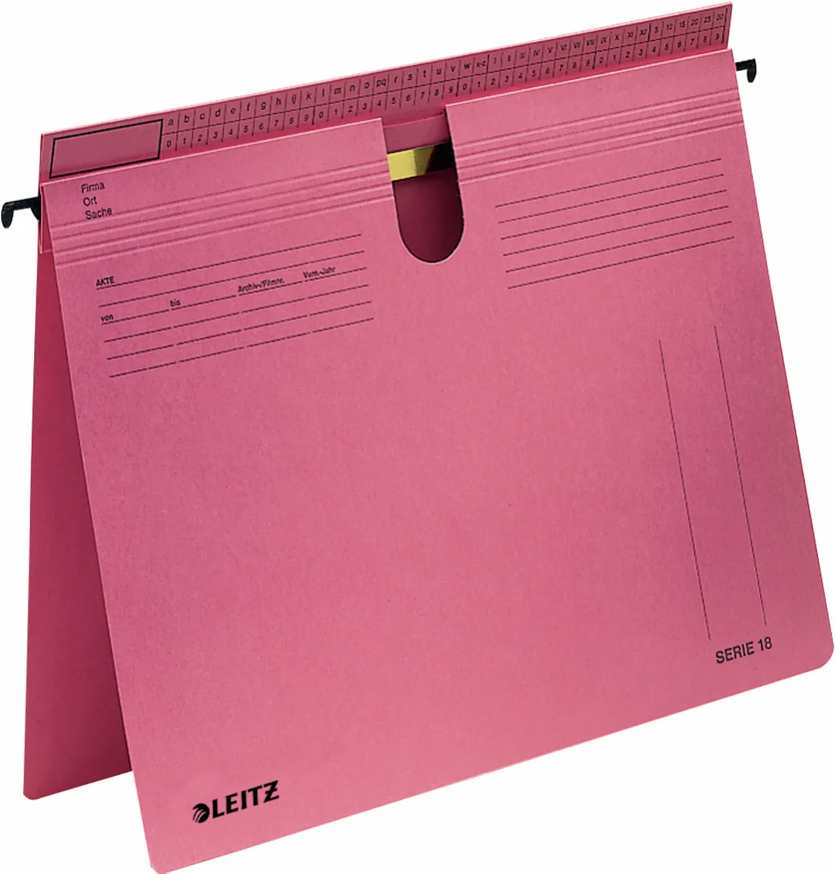 Leitz Serie 18 / 18140025 Hängehefter  rot (50 Stück)