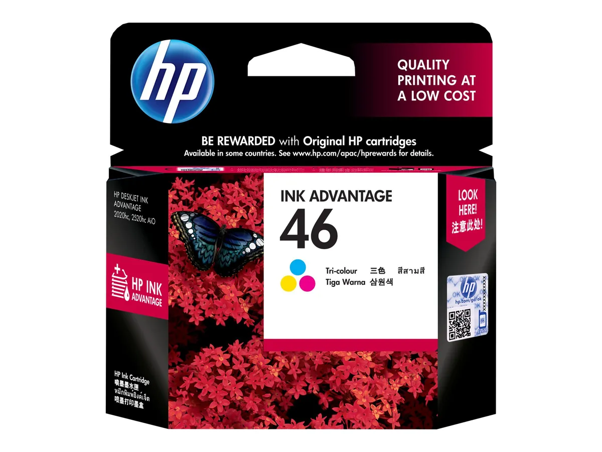 HP 46 / CZ638AE Tinte color
