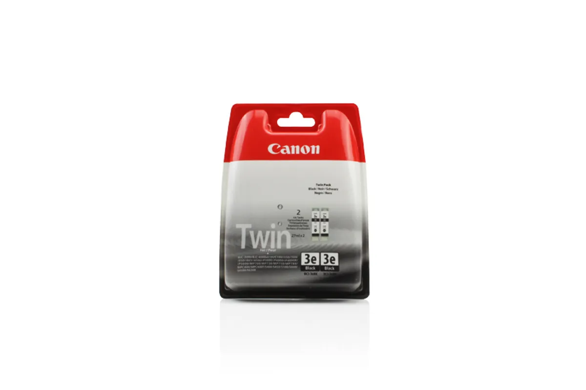 Canon BCI-3 EBK / 4479A028 Tinten Doppelpack schwarz (2 Stück)