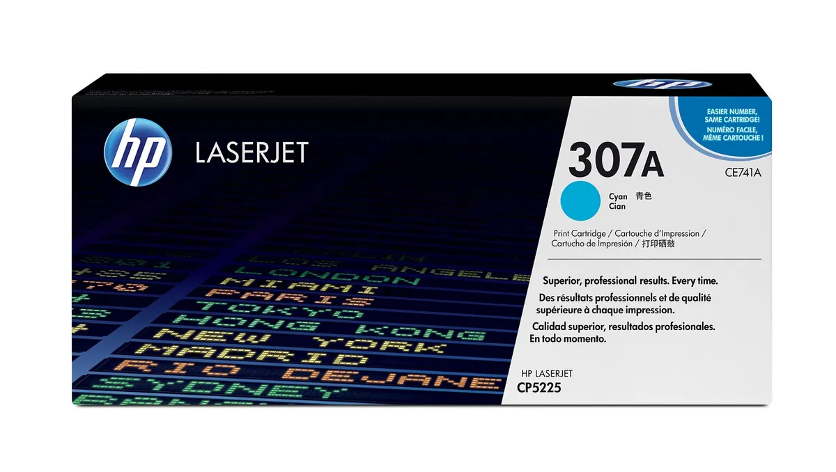 HP 307A / CE741A Toner cyan