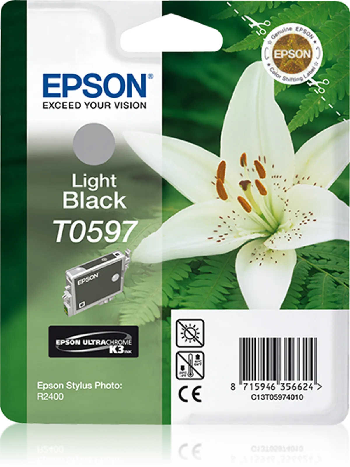 Epson T0597 / C13T05974010 / C13T05974020 Tinte schwarz