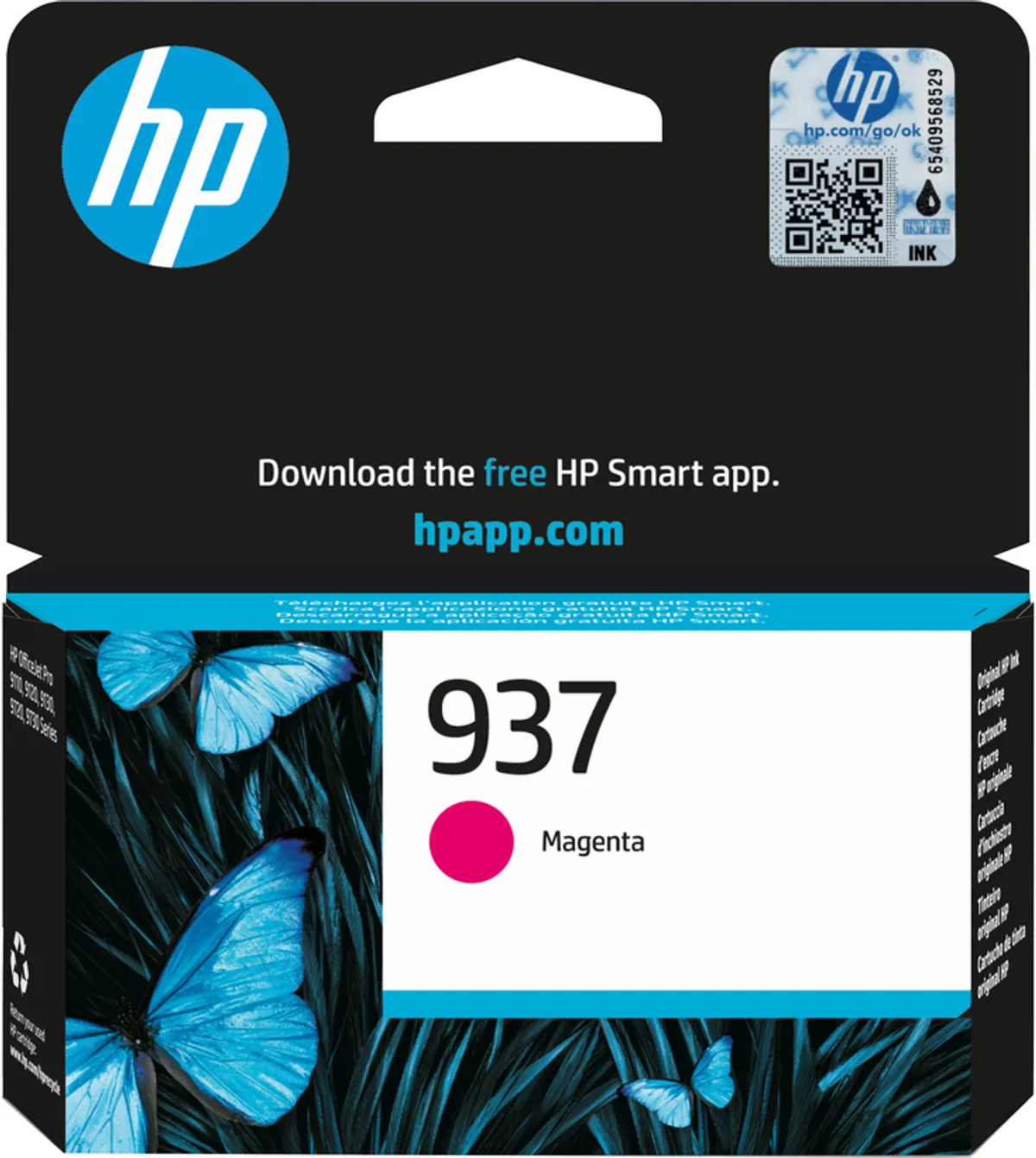HP 937 / 4S6W3NE Tinte magenta
