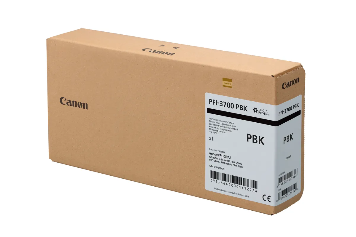 Canon PFI-3700PBK / 6444C001 Tinte photo schwarz