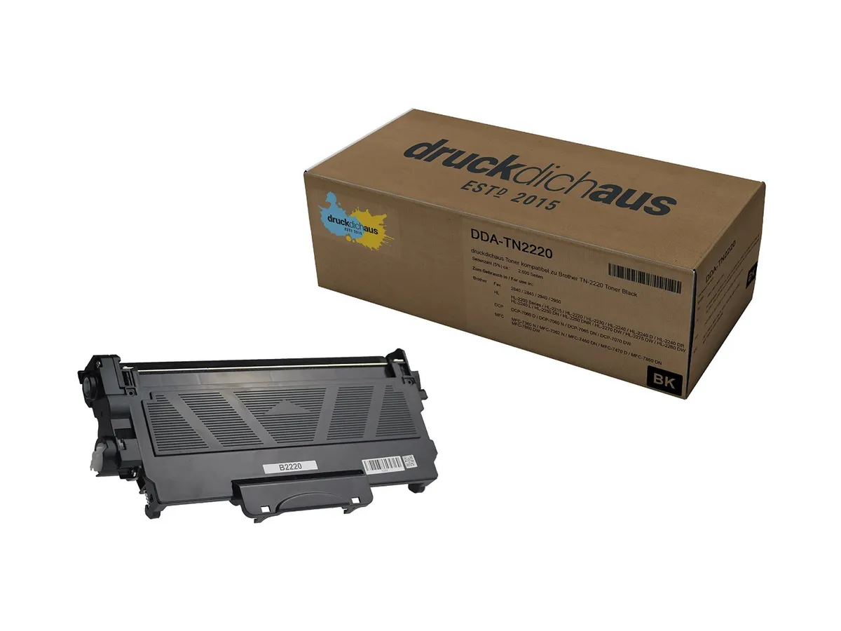 Toner kompatibel zu Brother TN-2010 / TN-2210 / TN-2220 schwarz