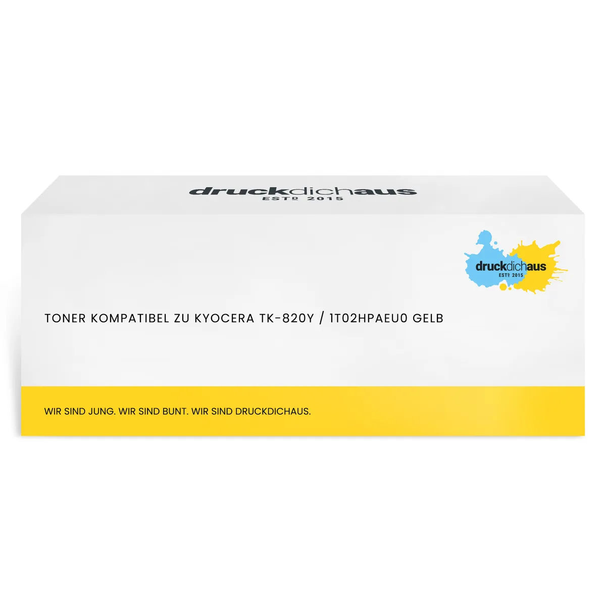 Toner kompatibel zu Kyocera TK-820Y / 1T02HPAEU0 gelb