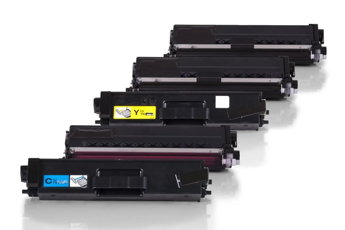 Toner Sparset kompatibel zu Brother TN-329 schwarz, cyan, magenta, gelb  (5 Stück)