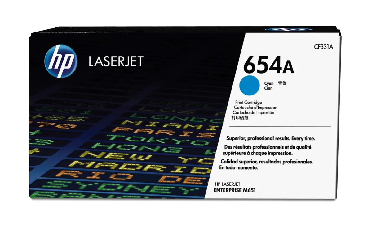 HP 654A / CF331A Toner cyan