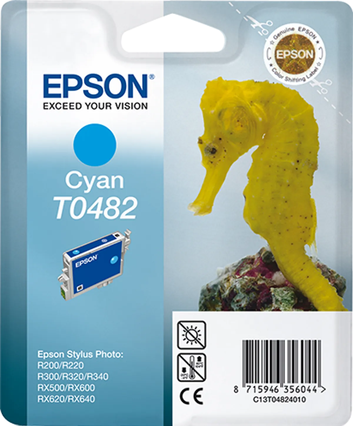 Epson T0482 / C13T04824010 / C13T04824020 Tinte cyan