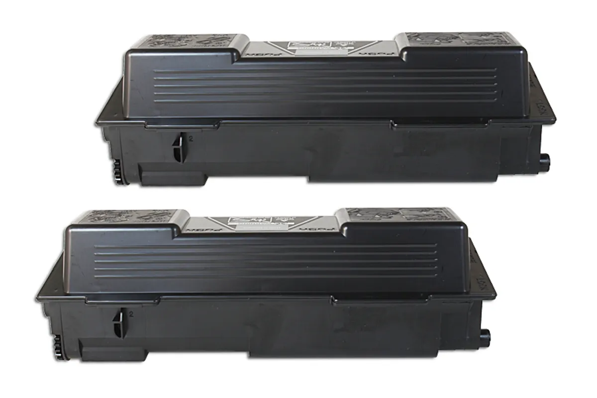 Toner Sparset kompatibel zu Kyocera TK-1140 / 1T02ML0NL0 schwarz  (2 Stück)