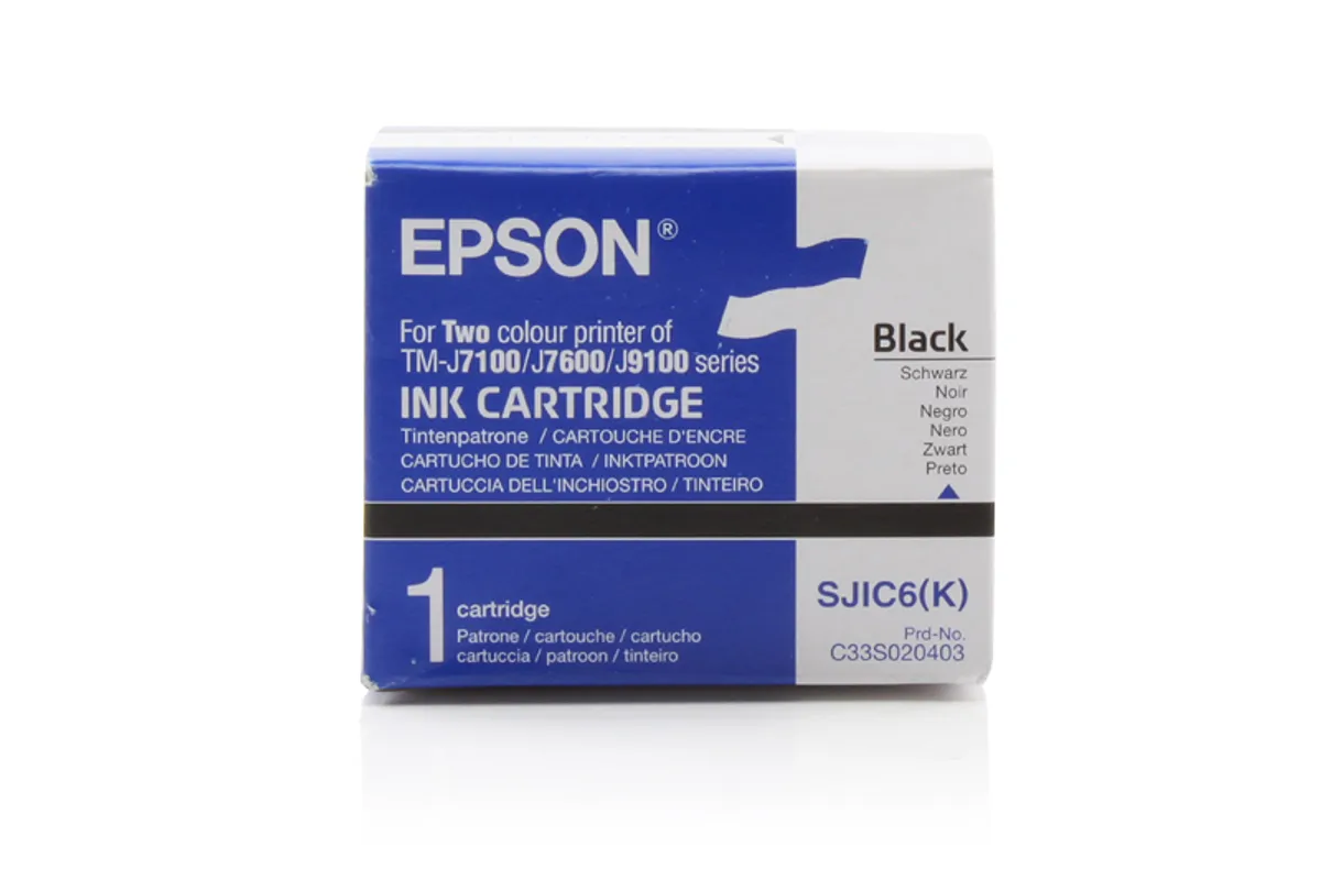 Epson SJIC-6-K / S-JIC6(K) / C33S020403 Tinte schwarz