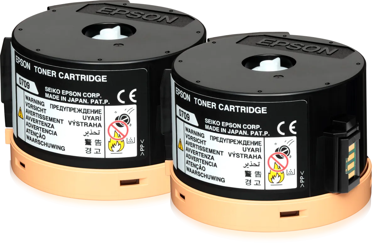 Epson 0710 / C13S050710 / S050710 Toner Doppelpack schwarz (2 Stück)