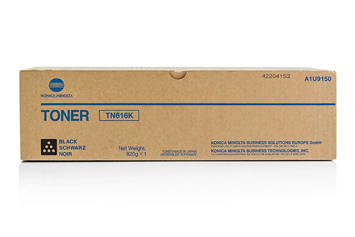 Konica Minolta TN-616 K / A1U9150 / A1U9152 Toner schwarz