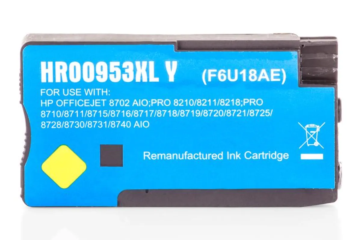 XL Tinte kompatibel zu HP 953XL / F6U18AE gelb