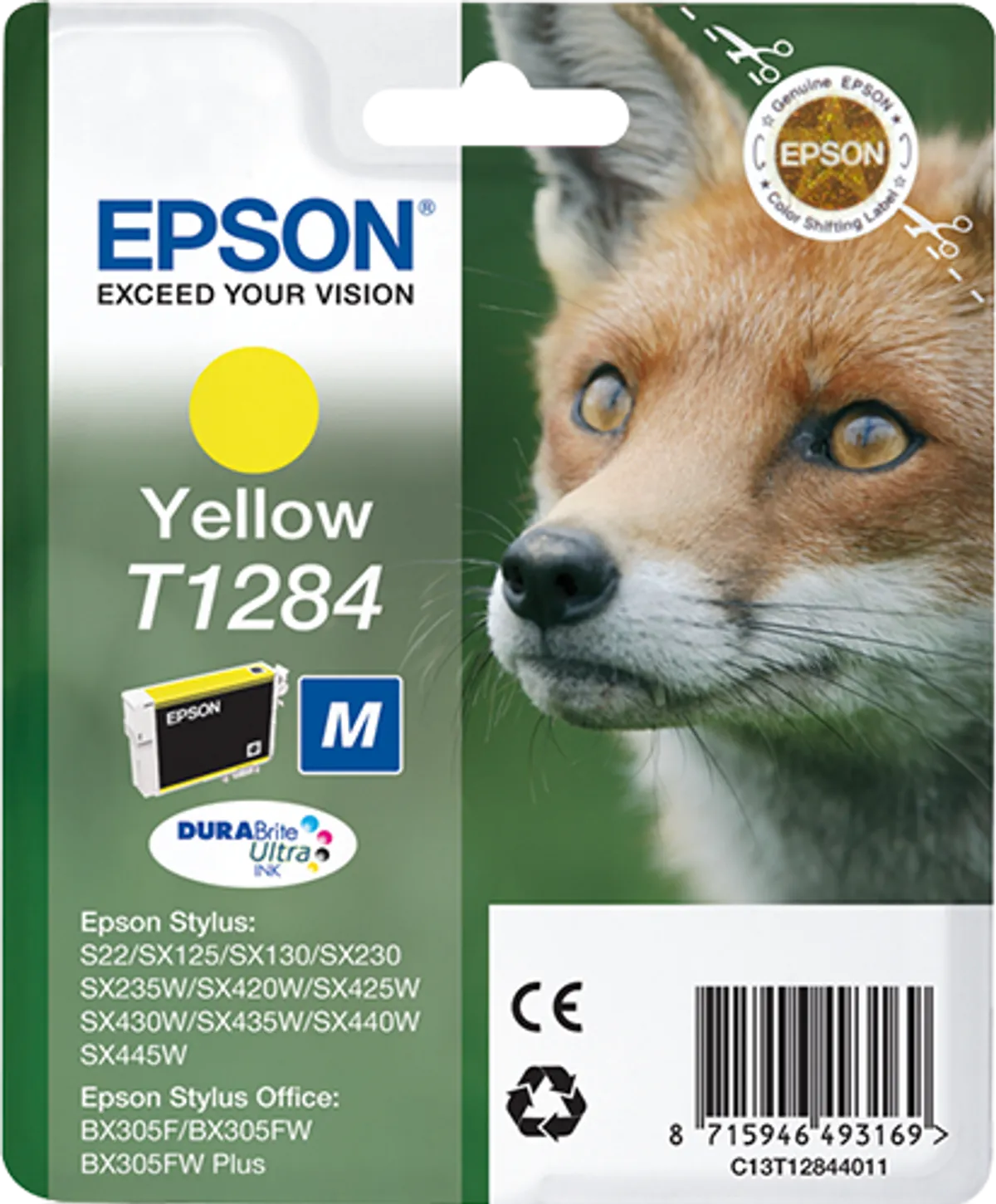 Epson T1284 / C13T12844012 / C13T12844022 Tinte gelb
