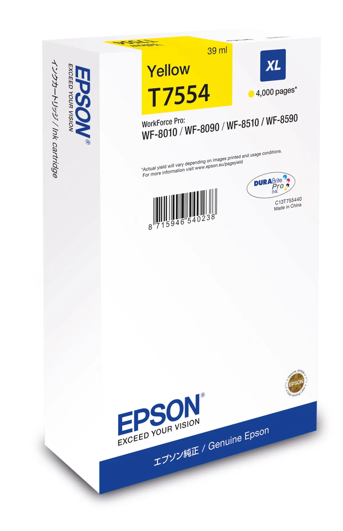 Epson T7554 / C13T755440 Tinte gelb