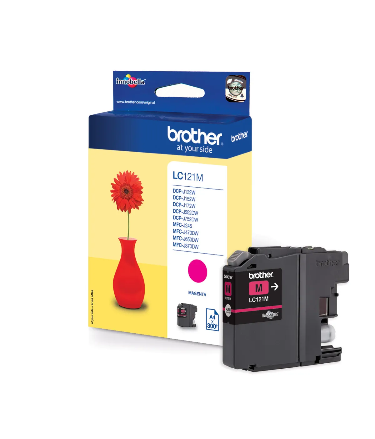 Brother LC-121M / LC-121MBP Tinte magenta