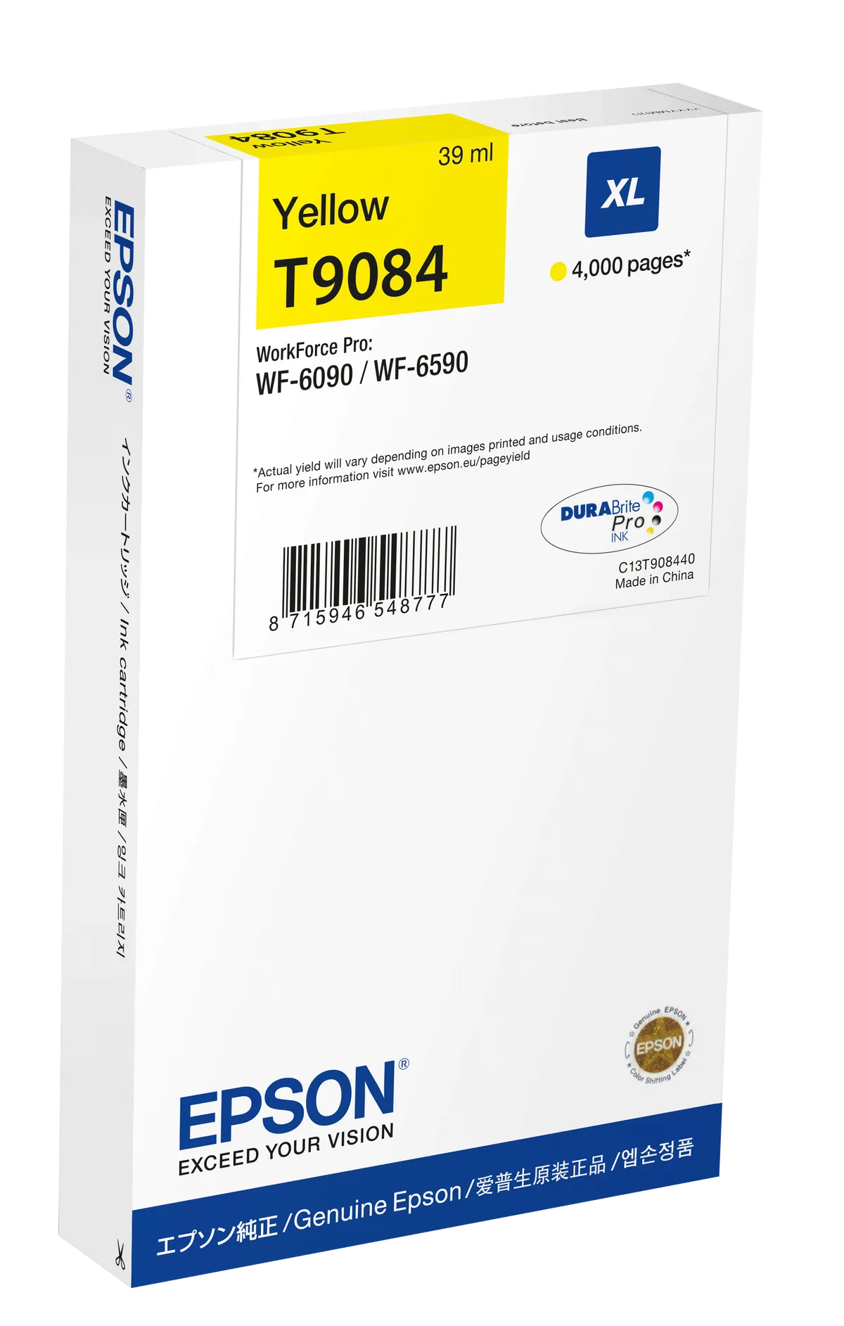 Epson T9084 / C13T908440 Tinte gelb