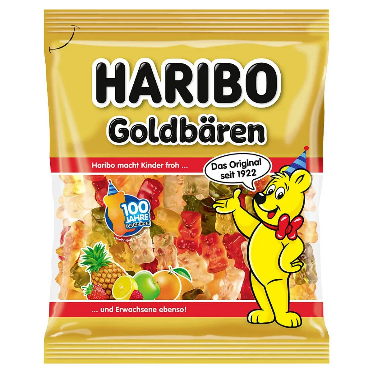 HARIBO Goldbären Fruchtgummi 100 Gramm
