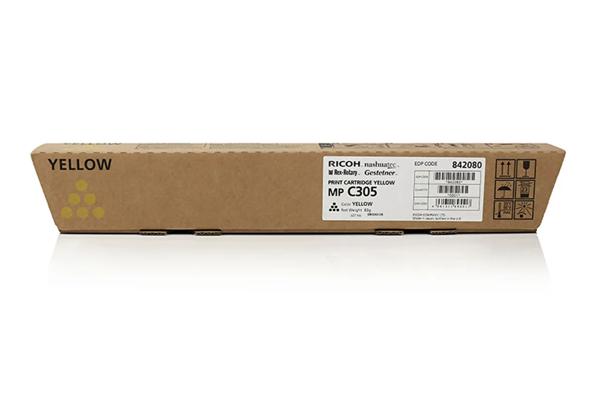 Ricoh TYPE MPC 305 E / 841597 / 842080 Toner gelb