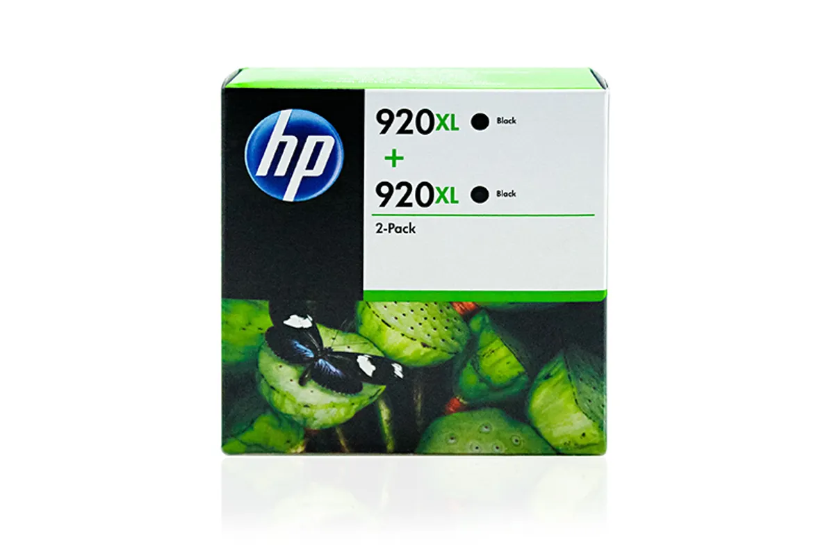 HP 920XL / D8J47AE Tinten Doppelpack schwarz (2 Stück)
