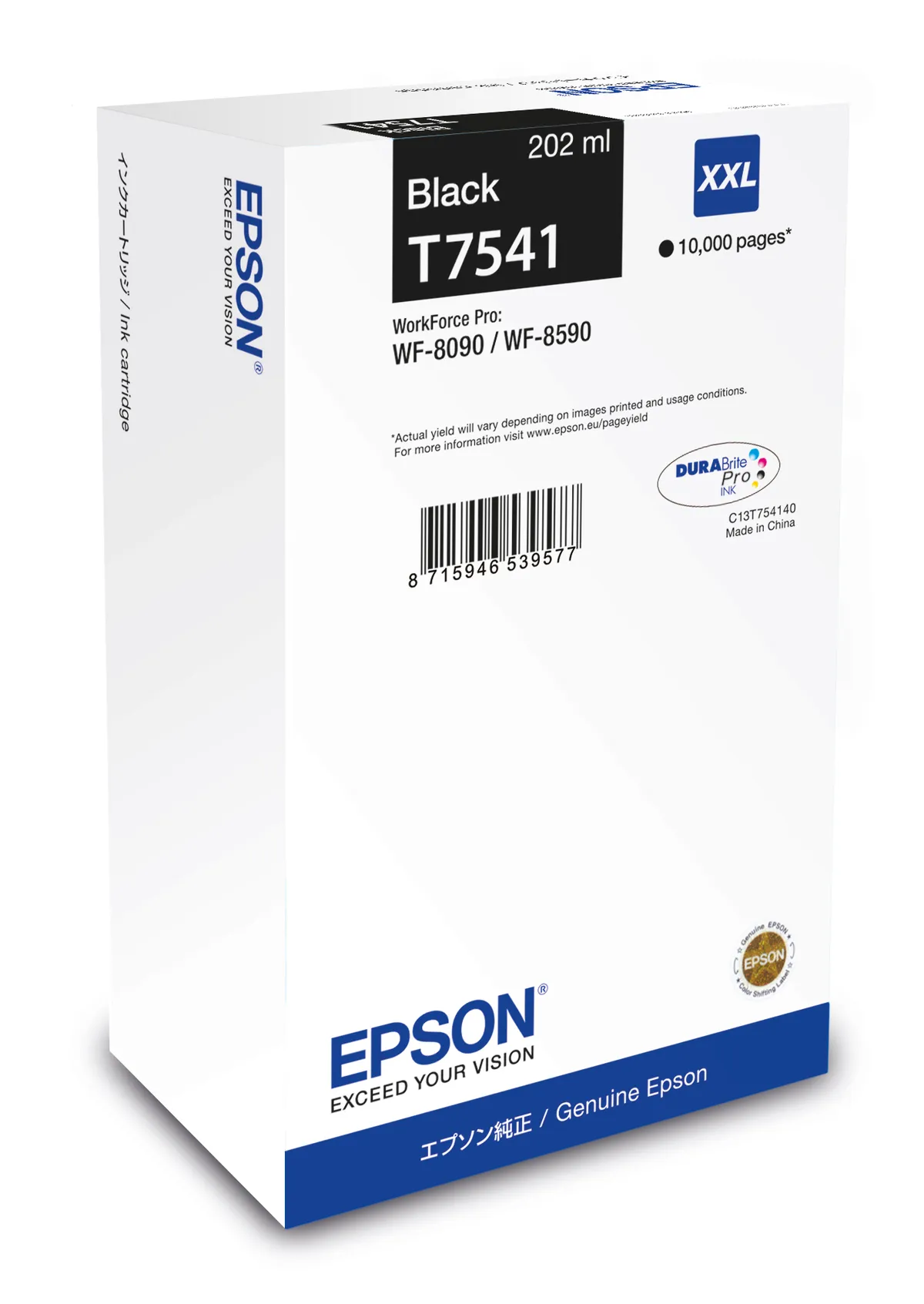 Epson T7541 / C13T754140 Tinte schwarz