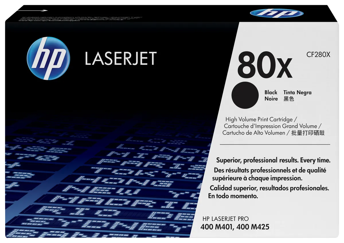 HP 80X / CF280X Toner schwarz