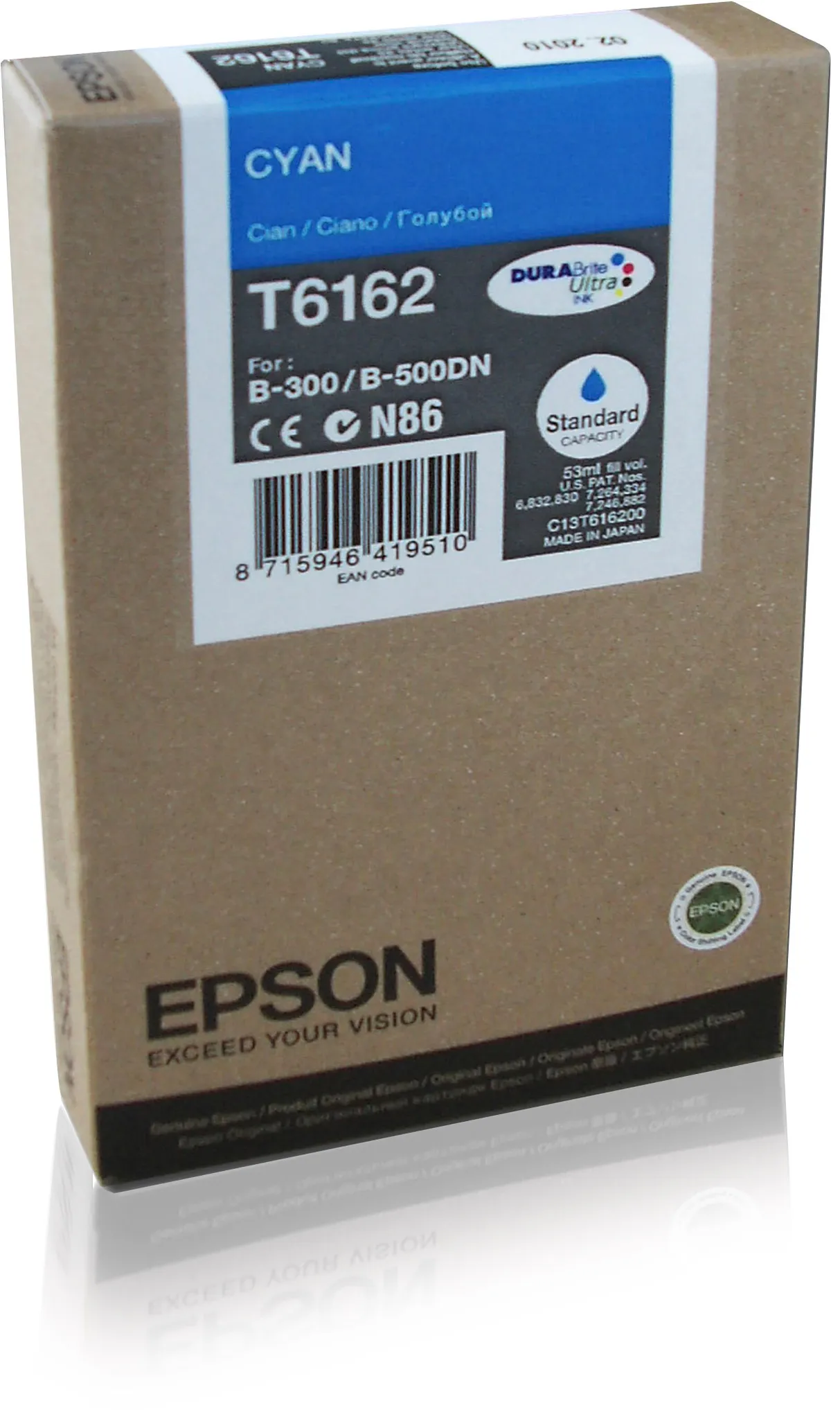 Epson T6162 / C13T616200 Tinte cyan