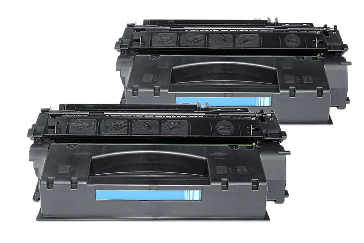 Toner Doppelpack kompatibel zu HP 53XD / Q7553XD schwarz  (2 Stück)