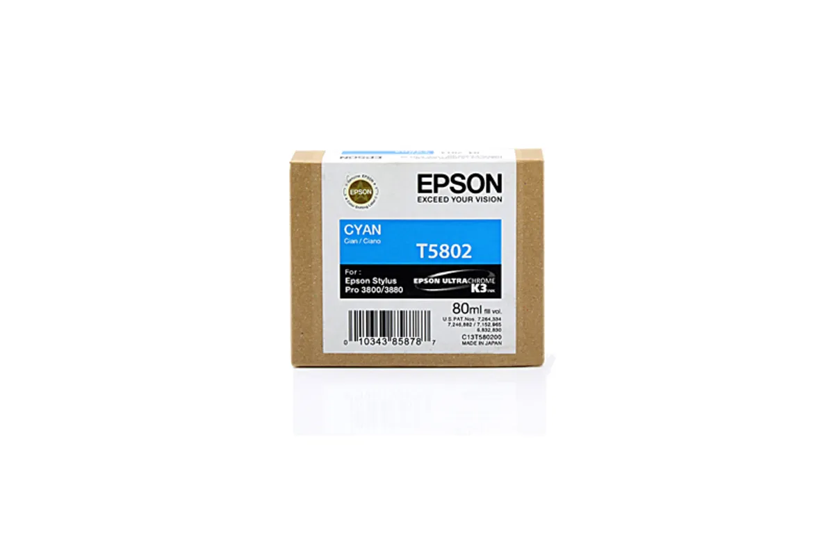 Epson T5802 / C13T580200 Tinte cyan