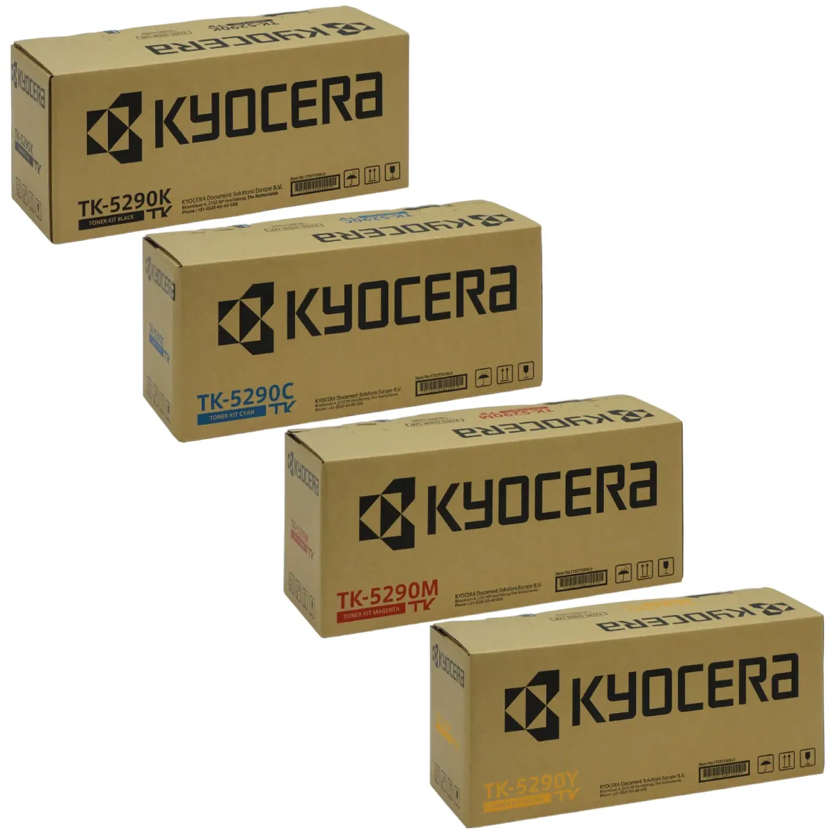 Kyocera TK-5290 Toner Sparset schwarz, cyan, magenta, gelb (4 Stück)