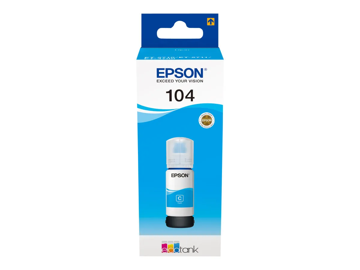 Epson 104 / T00P2 / C13T00P240 Tintenflasche cyan