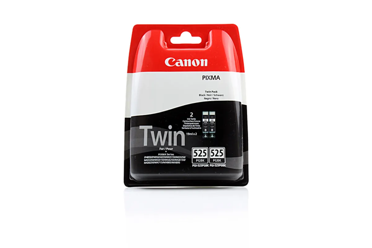 Canon PGI-525 PGBK / 4529B010 Tinten Doppelpack schwarz (2 Stück)