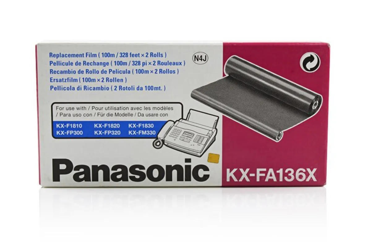Panasonic KX-FA136X Thermo-Transfer-Rolle Doppelpack  (2 Stück)