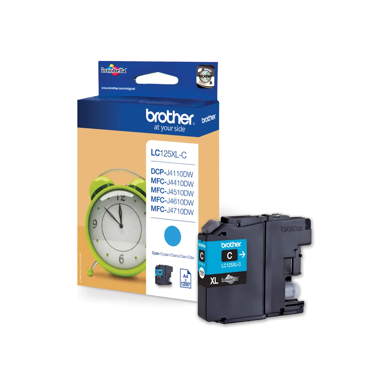 Brother LC-125XLC / LC-125XLCBP / LC-125XLCBPDR Tinte cyan