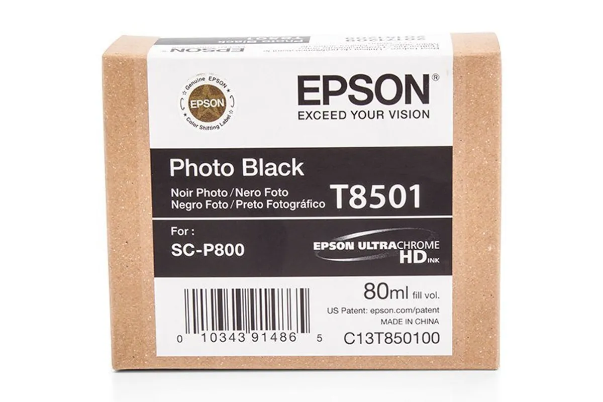 Epson T8501 / C13T850100 Tinte photo schwarz