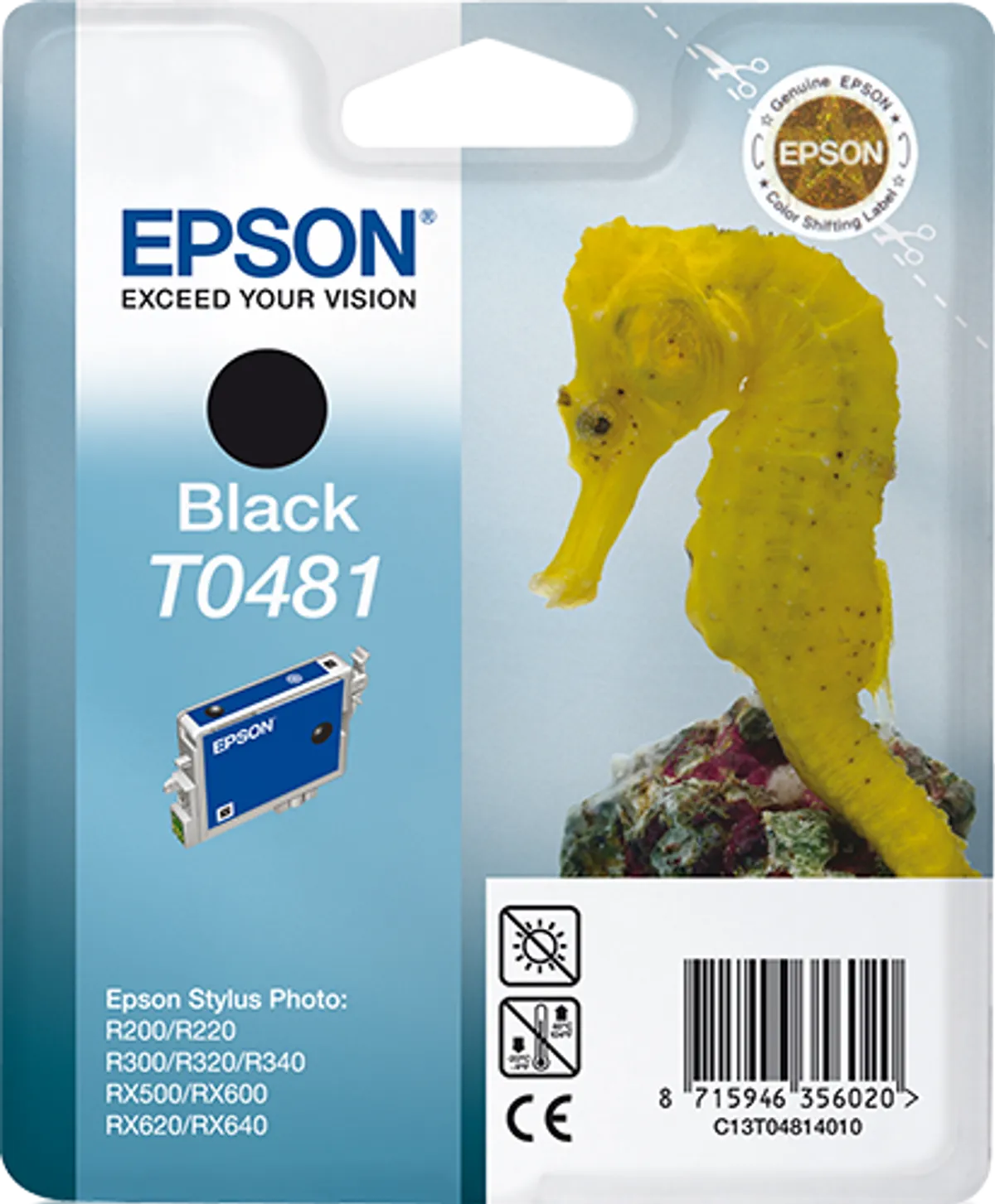 Epson T0481 / C13T04814010 / C13T04814020 Tinte schwarz