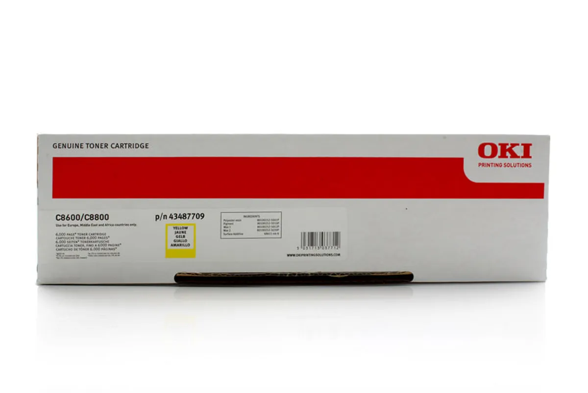 OKI 43487709 Toner gelb