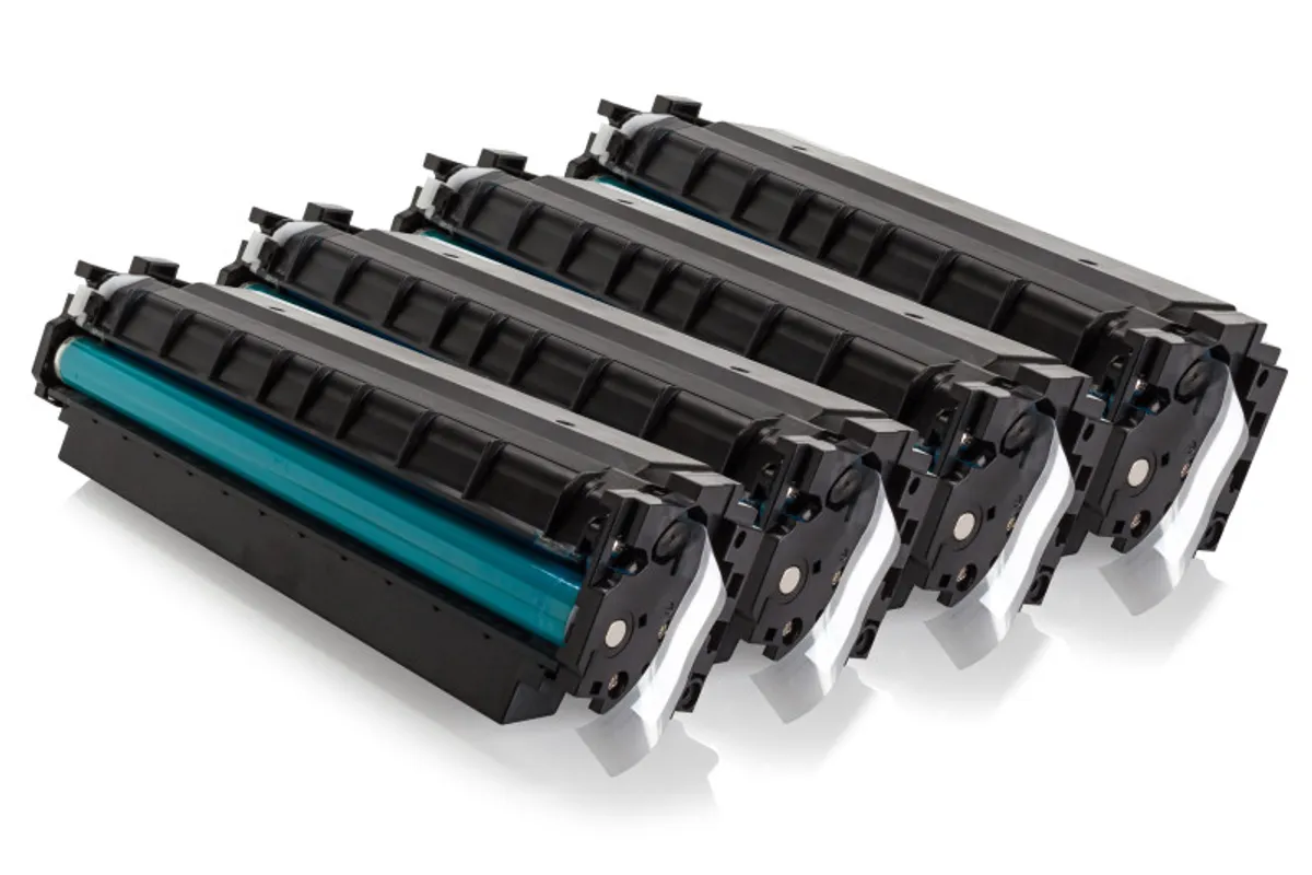 Toner Sparset kompatibel zu HP 410X / CF410X - CF413X schwarz, cyan, magenta, gelb  (4 Stück)