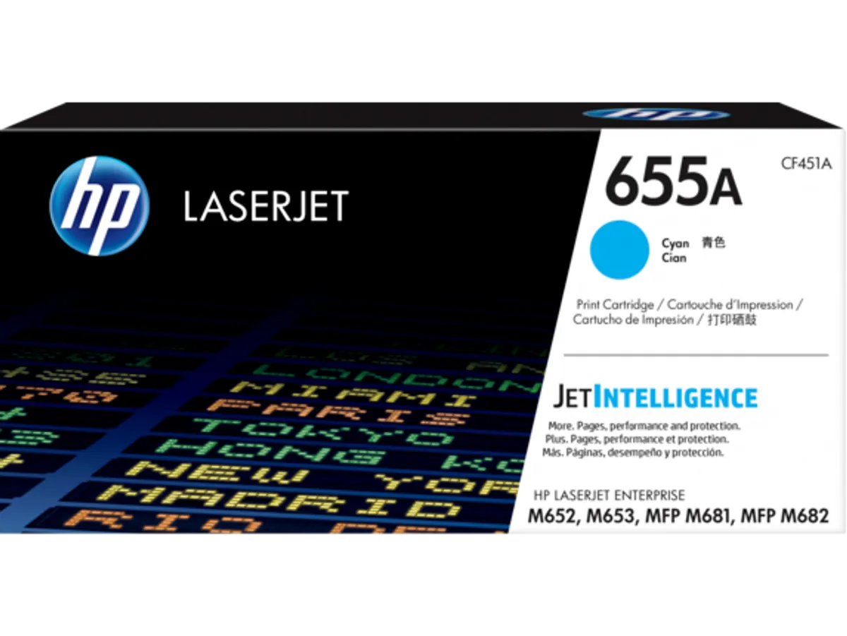 HP 655A / CF451A Toner cyan