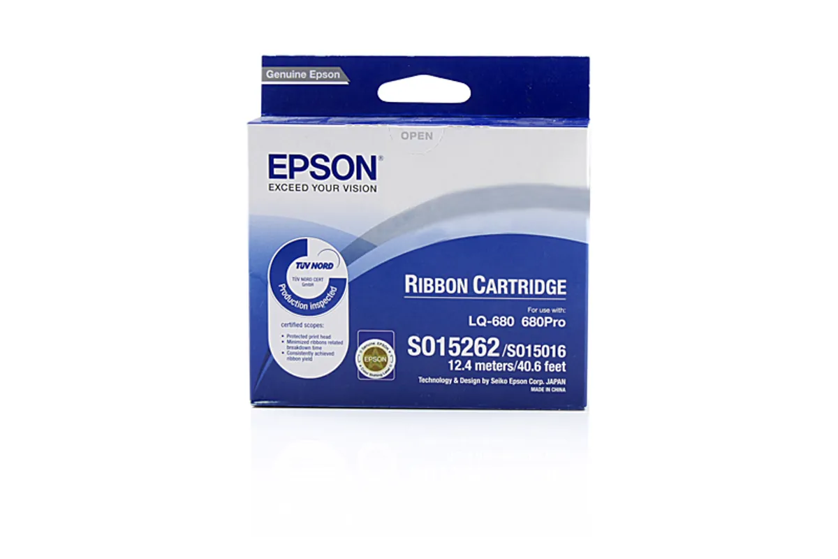 Epson 7762 / C13S015262 / C13S015016 / S015016 Farbband /Farbrolle schwarz