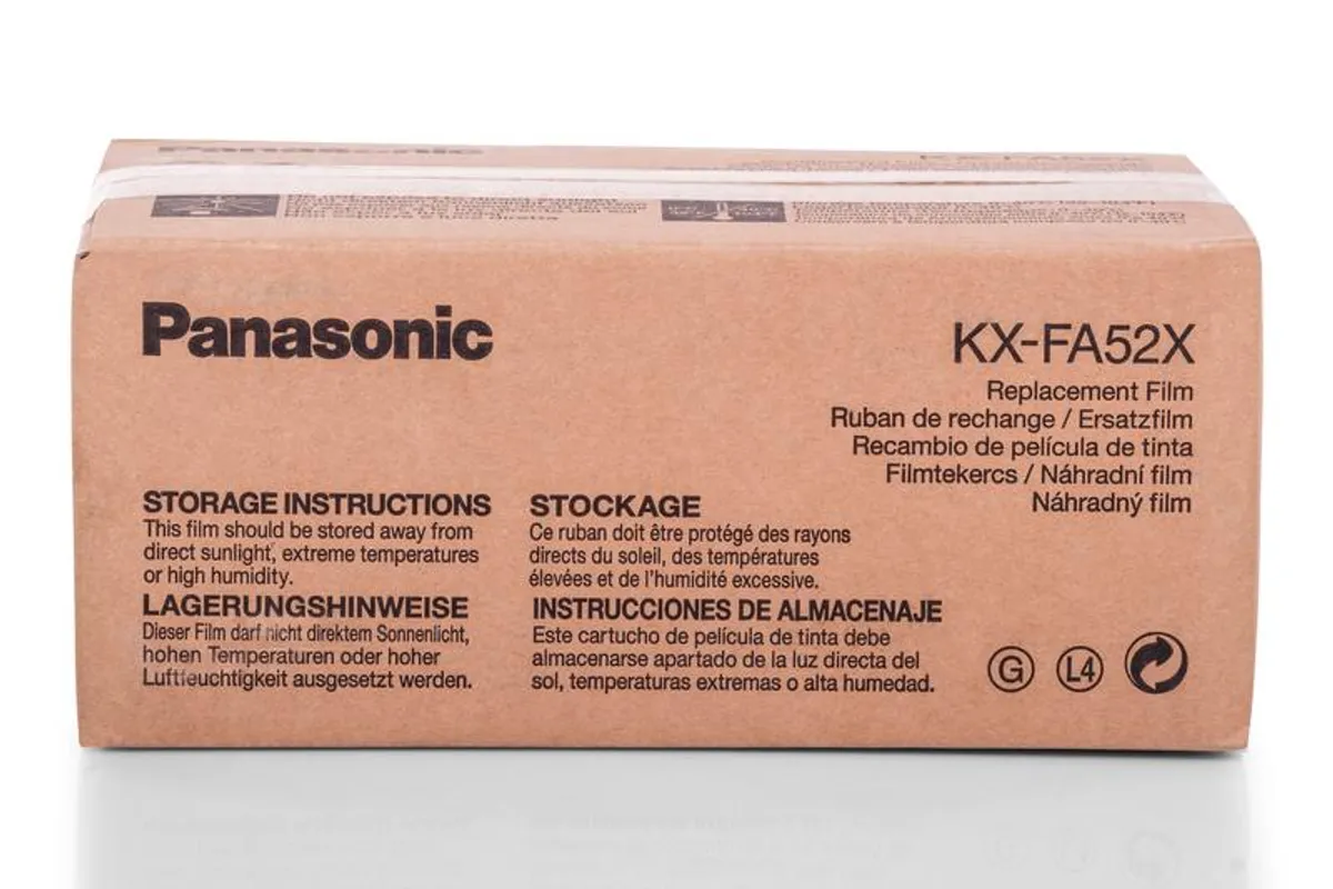 Panasonic KX-FA52X Thermo-Transfer-Rolle Doppelpack schwarz (2 Stück)