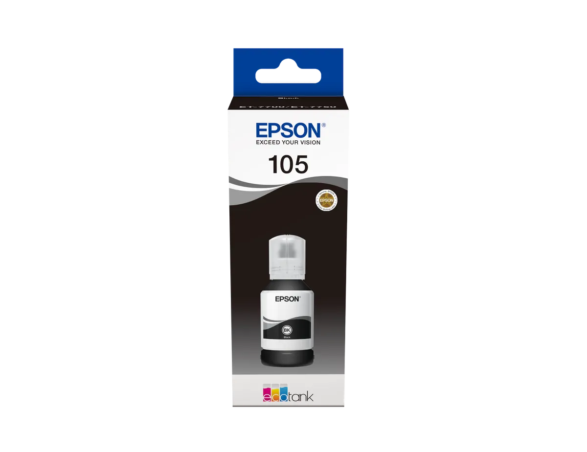 Epson 105 / T00Q1 / C13T00Q140 Tintenflasche schwarz