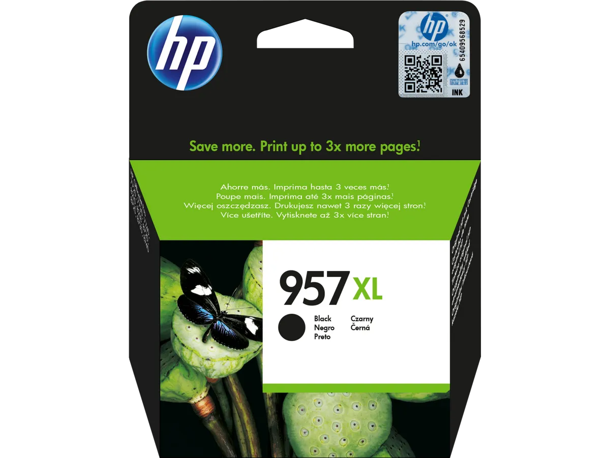 HP 957XL / L0R40AE Tinte schwarz