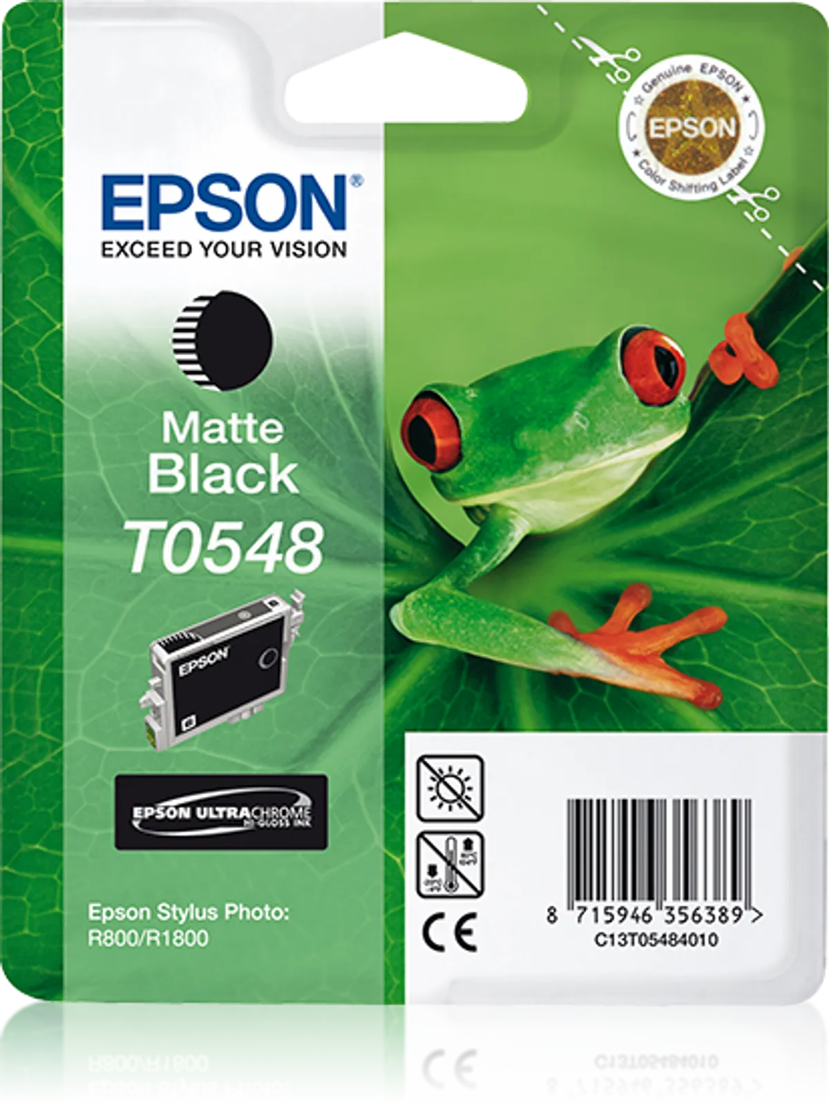 Epson T0548 / C13T05484010 / C13T05484020 Tinte matt schwarz