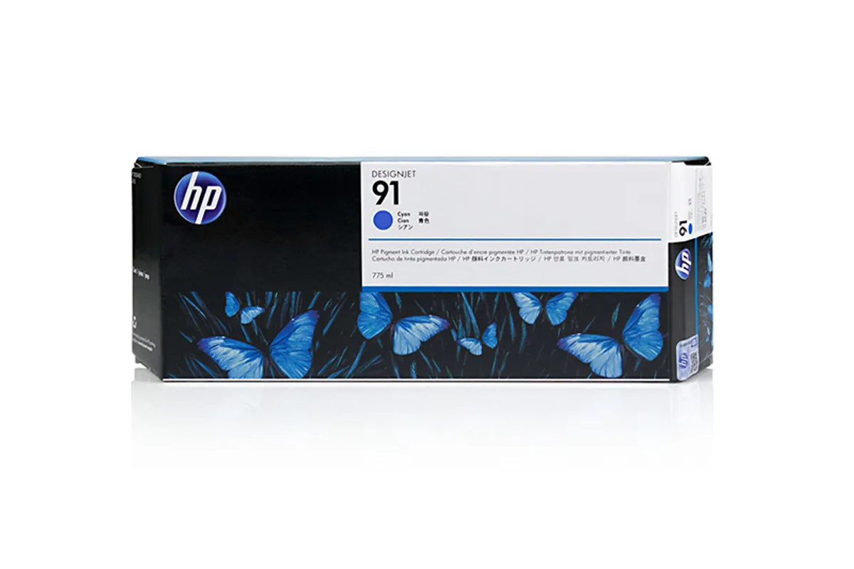 HP 91 / C9467A Tinte cyan