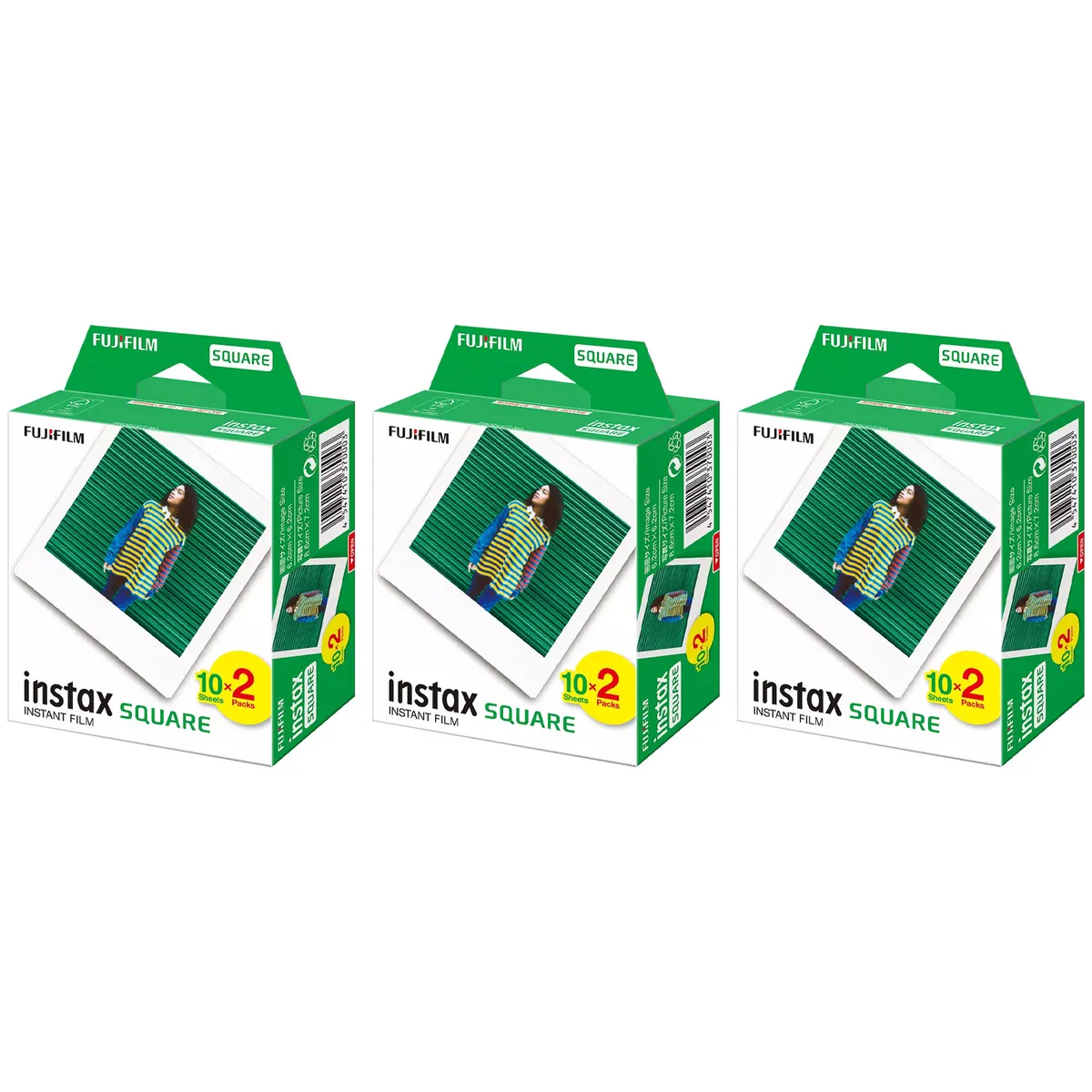 Fujifilm 16921634 / instax square instant Film (6 x 10 Aufnahmen)