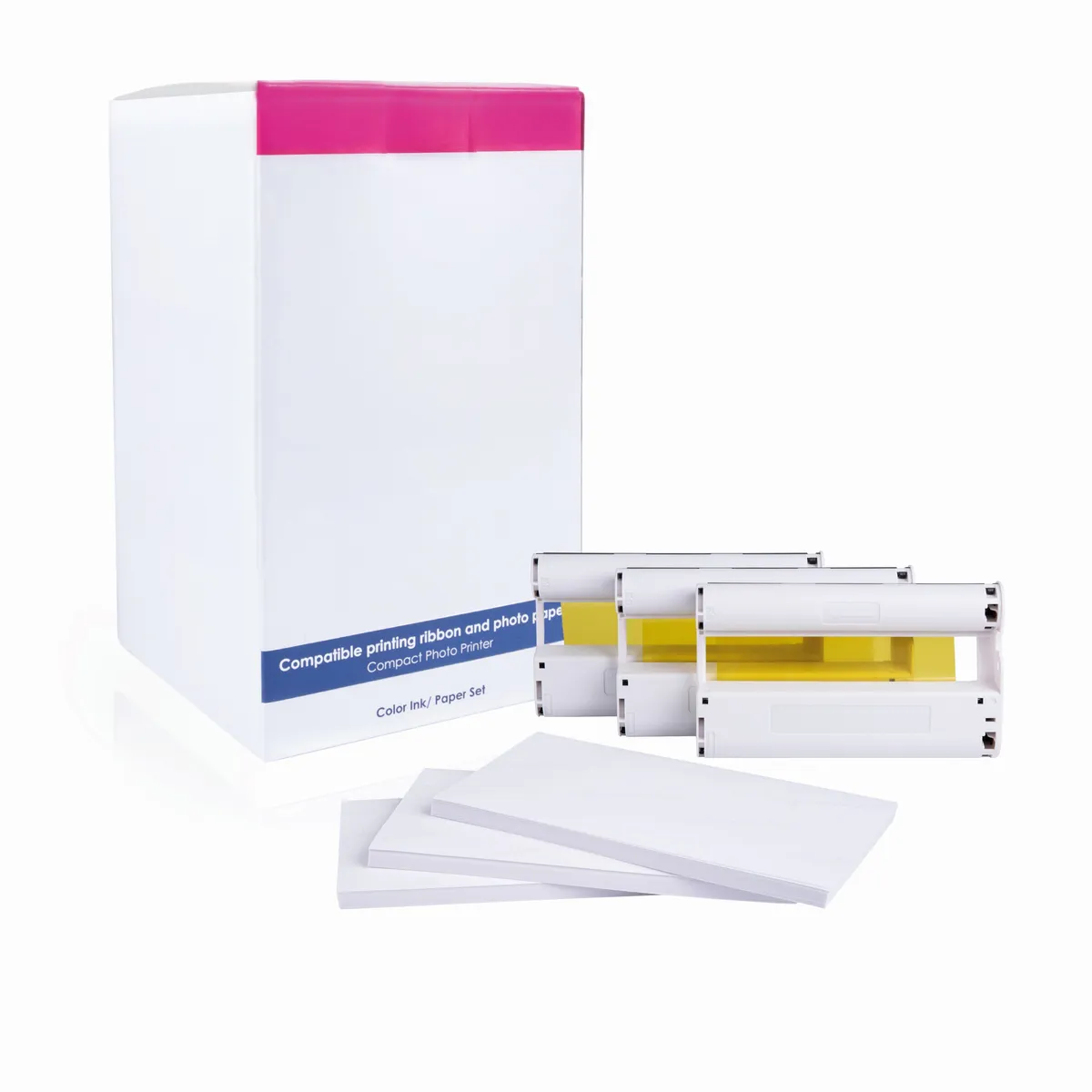 Farbpatrone & Fotopapier kompatibel zu Canon KP-108IN / 3115B001 (100 x 148mm)