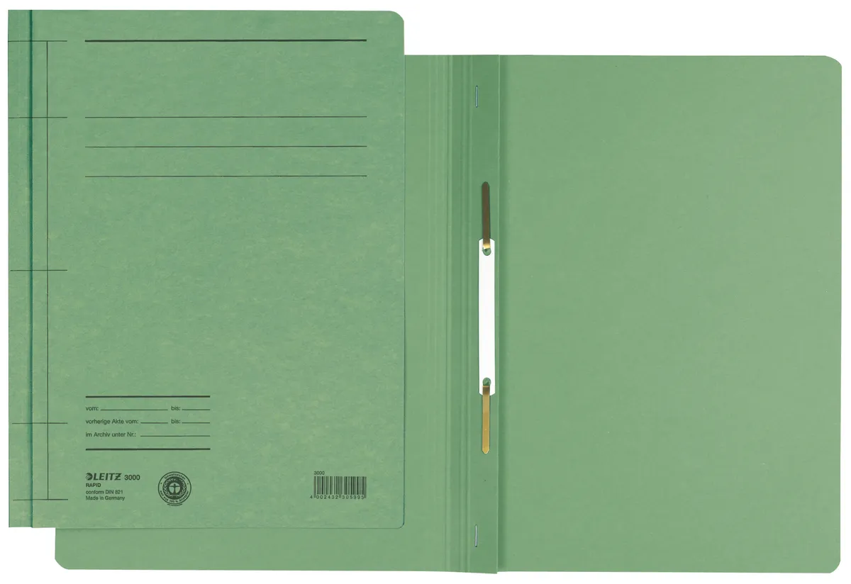 Leitz 30000055 Schnellhefter  grün (25 Stück) (Karton, DIN A4)